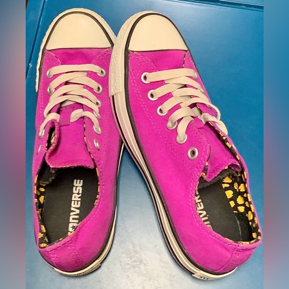 Women’s 7 EU 37.5 Converse All Star Chuck Taylor Double Tongue Patterned Shoes - Picture 15 of 16